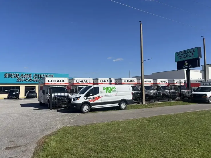 Moving Truck Parking Outside